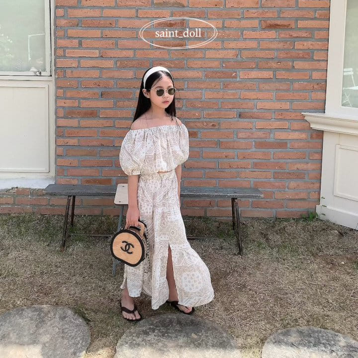Saint Doll - Korean Children Fashion - #kidsshorts - Mom Off Crop Top - 5