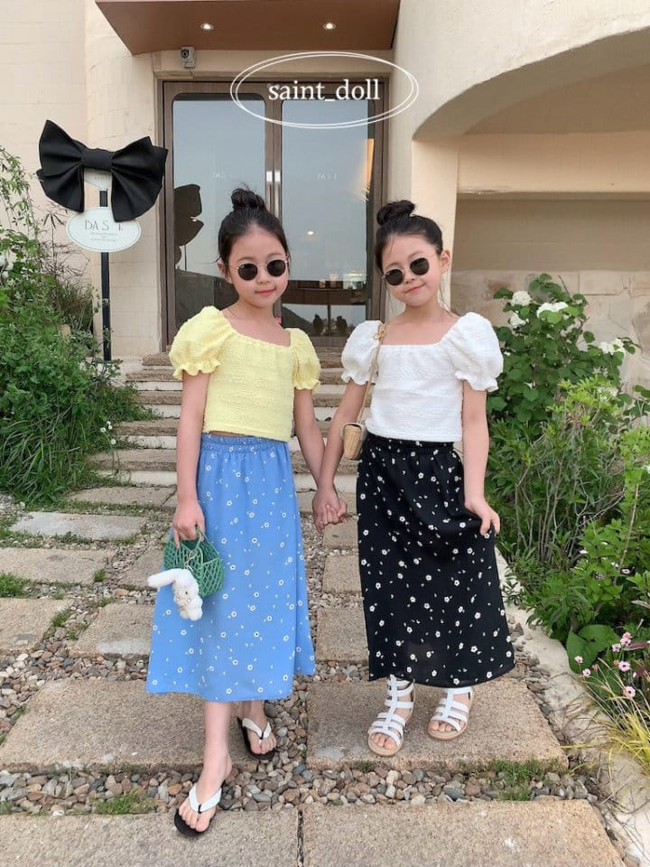 Saint Doll - Korean Children Fashion - #littlefashionista - Flower Skirt - 6