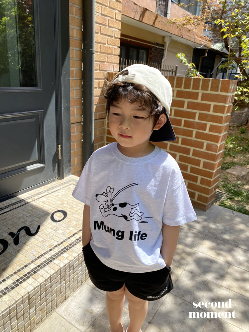 Second moment - Korean Children Fashion - #kidsstore - Mung Life Tee - 4