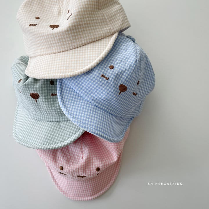 Shinseage Kids - Korean Children Fashion - #fashionkids - Rabbit Ear Check Yamche Hat - 8