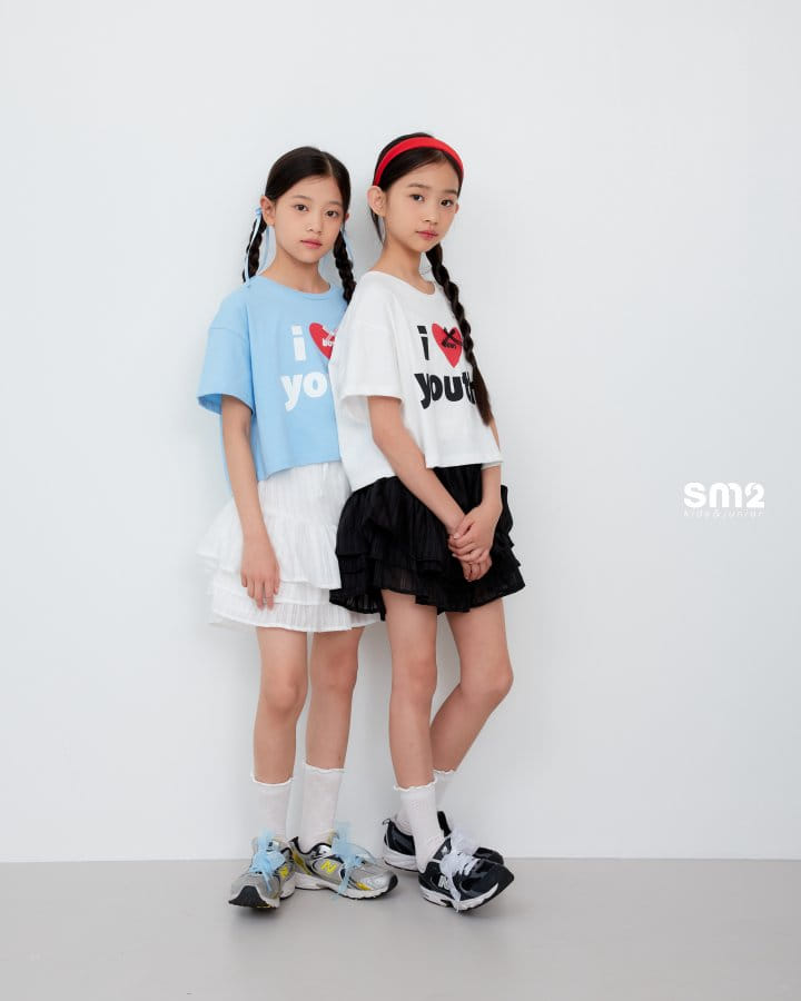 Sm2 - Korean Children Fashion - #prettylittlegirls - Youth Ribbon Tee - 4