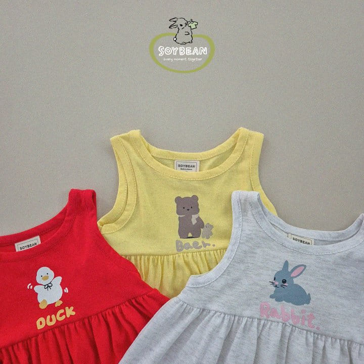Soybean - Korean Children Fashion - #childofig - Animal Friend One-Piece - 5