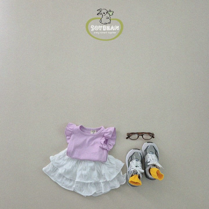 Soybean - Korean Children Fashion - #discoveringself - Two Layered Kan Kan Skirt - 3