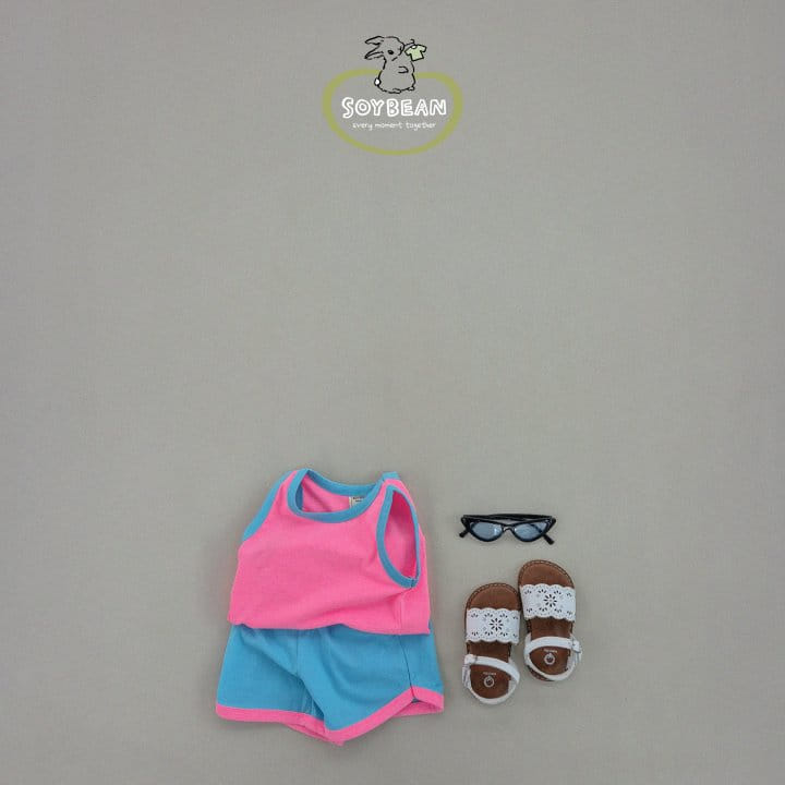 Soybean - Korean Children Fashion - #kidsstore - Mini Macaroon Top Bottom Set - 9