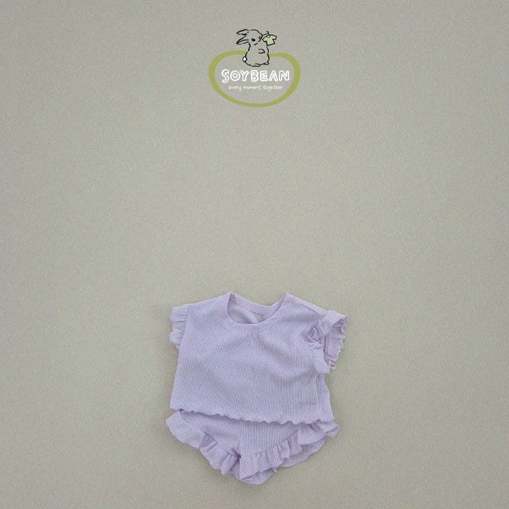 Soybean - Korean Children Fashion - #magicofchildhood - Cabbage Frill Top Bottom Set - 11