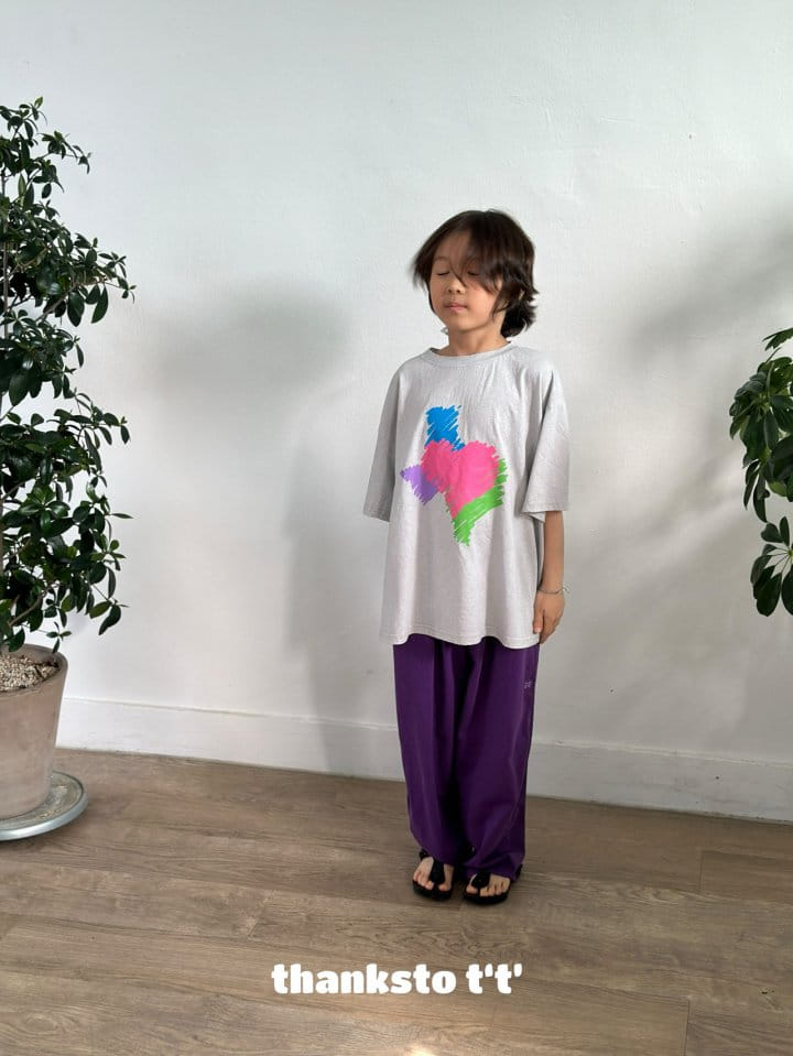Thanksto TT - Korean Children Fashion - #childrensboutique - Love Pig Tee - 11