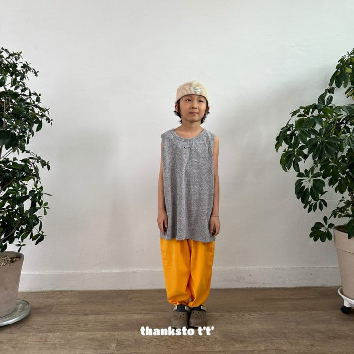 Thanksto TT - Korean Children Fashion - #childrensboutique - Crew Crew Pants - 8