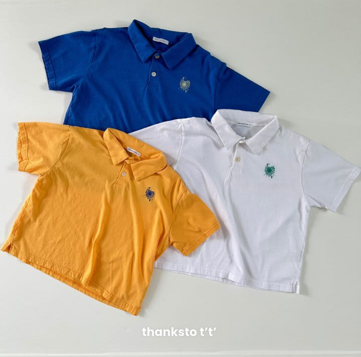 Thanksto TT - Korean Children Fashion - #designkidswear - TT Collar Tee - 2