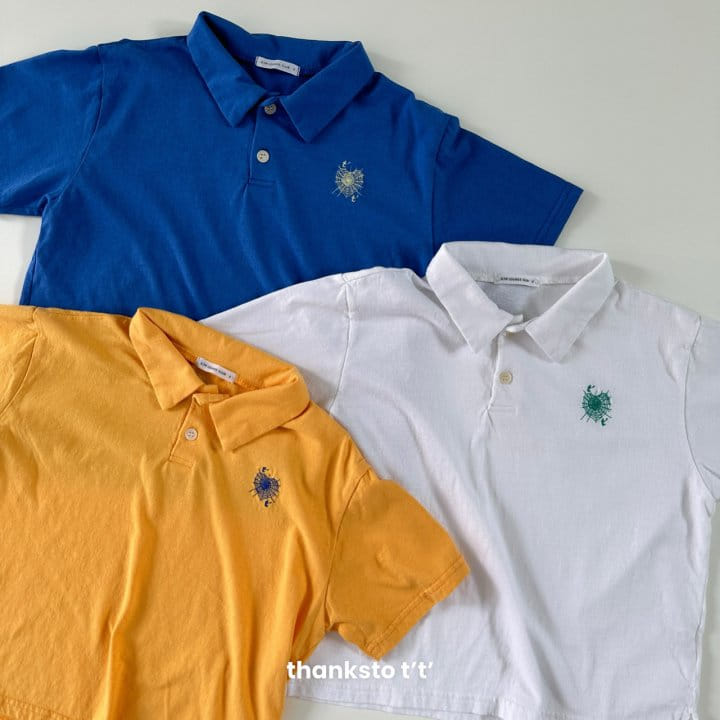 Thanksto TT - Korean Children Fashion - #discoveringself - TT Collar Tee - 3