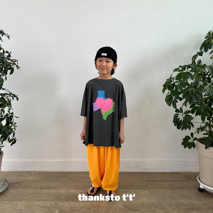 Thanksto TT - Korean Children Fashion - #magicofchildhood - Love Pig Tee - 6