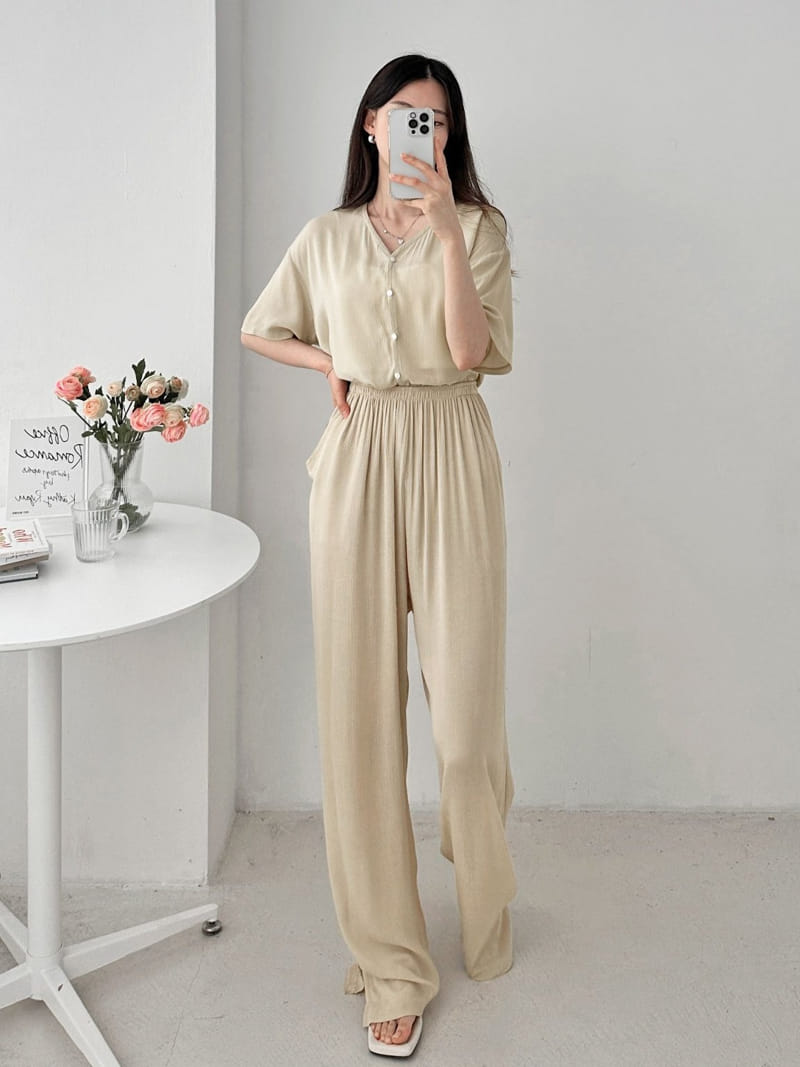 Theggllim - Korean Women Fashion - #momslook - Yoyo Banding Pants - 10