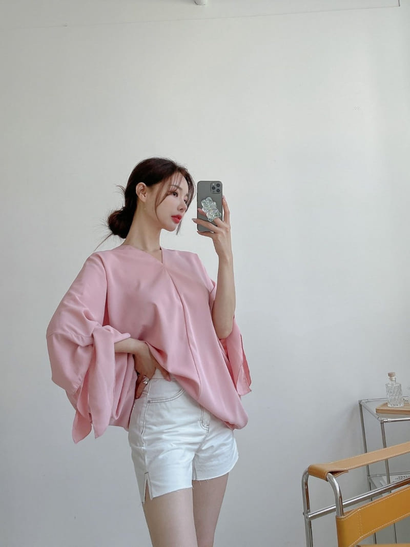 Theggllim - Korean Women Fashion - #vintageinspired - Perry Blouse - 9
