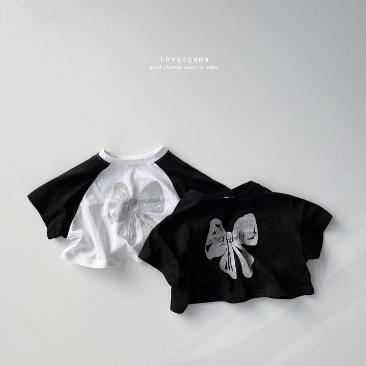 Thegoguma - Korean Children Fashion - #Kfashion4kids - Lovely Ribbon Tee - 2