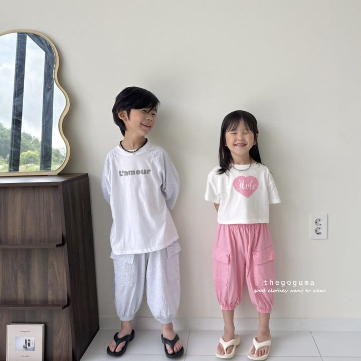 Thegoguma - Korean Children Fashion - #childrensboutique - Gunbbang Jogger Cropped Shorts - 8
