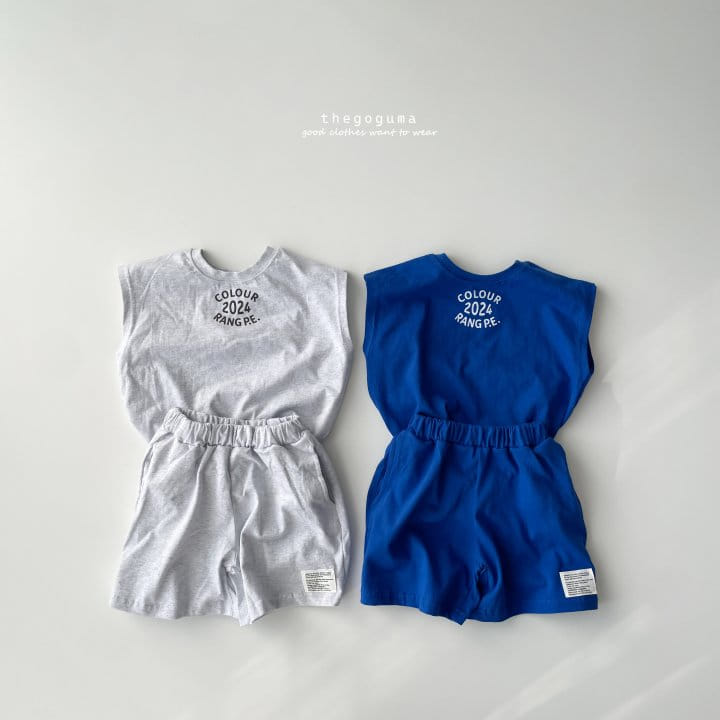 Thegoguma - Korean Children Fashion - #childrensboutique - School Top Bottom Set - 3
