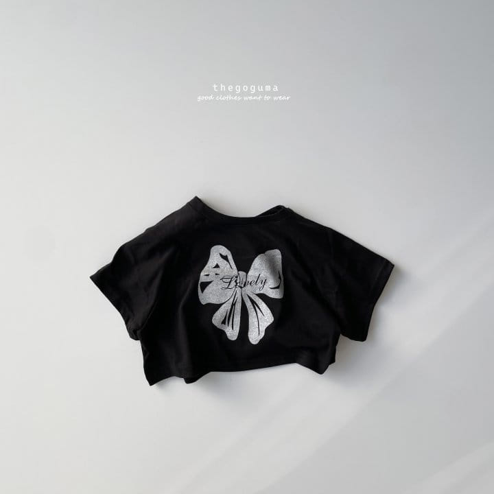 Thegoguma - Korean Children Fashion - #childrensboutique - Lovely Ribbon Tee - 11