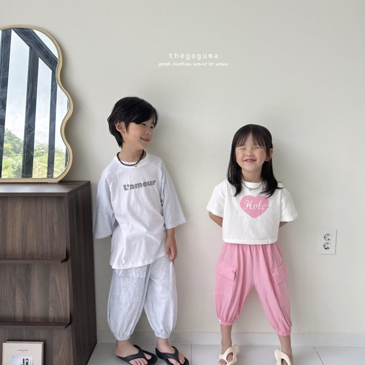 Thegoguma - Korean Children Fashion - #designkidswear - Gunbbang Jogger Cropped Shorts - 9