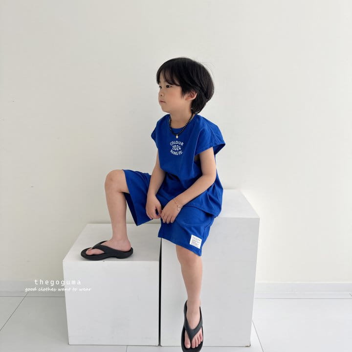 Thegoguma - Korean Children Fashion - #kidsshorts - School Top Bottom Set - 7