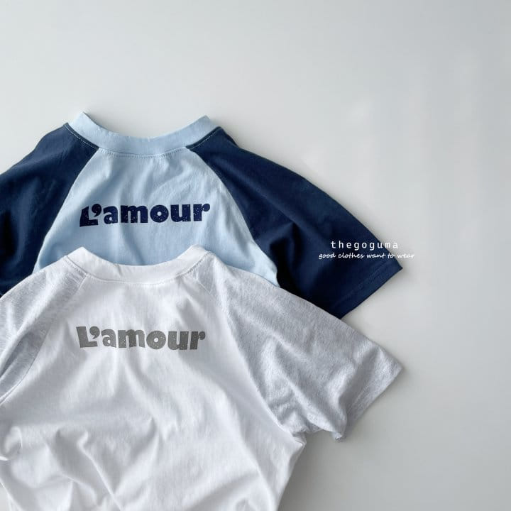 Thegoguma - Korean Children Fashion - #littlefashionista - Lamoure Raglan Tee