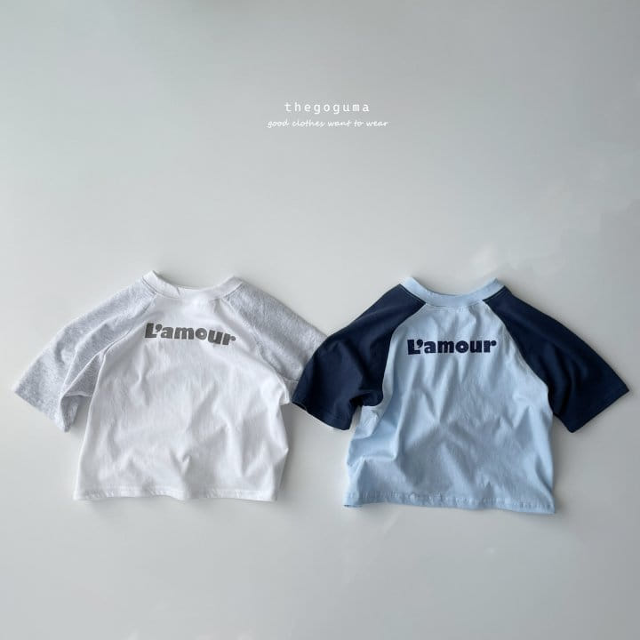 Thegoguma - Korean Children Fashion - #magicofchildhood - Lamoure Raglan Tee - 2