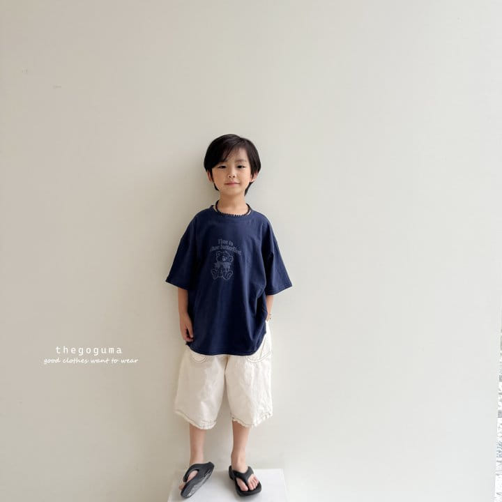 Thegoguma - Korean Children Fashion - #prettylittlegirls - Ribbon Bear Tee - 8