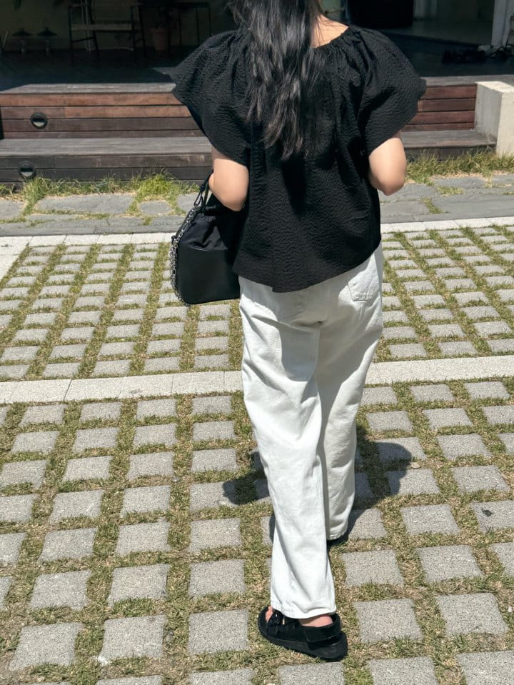 There's - Korean Women Fashion - #womensfashion - Bubble Blouse - 4