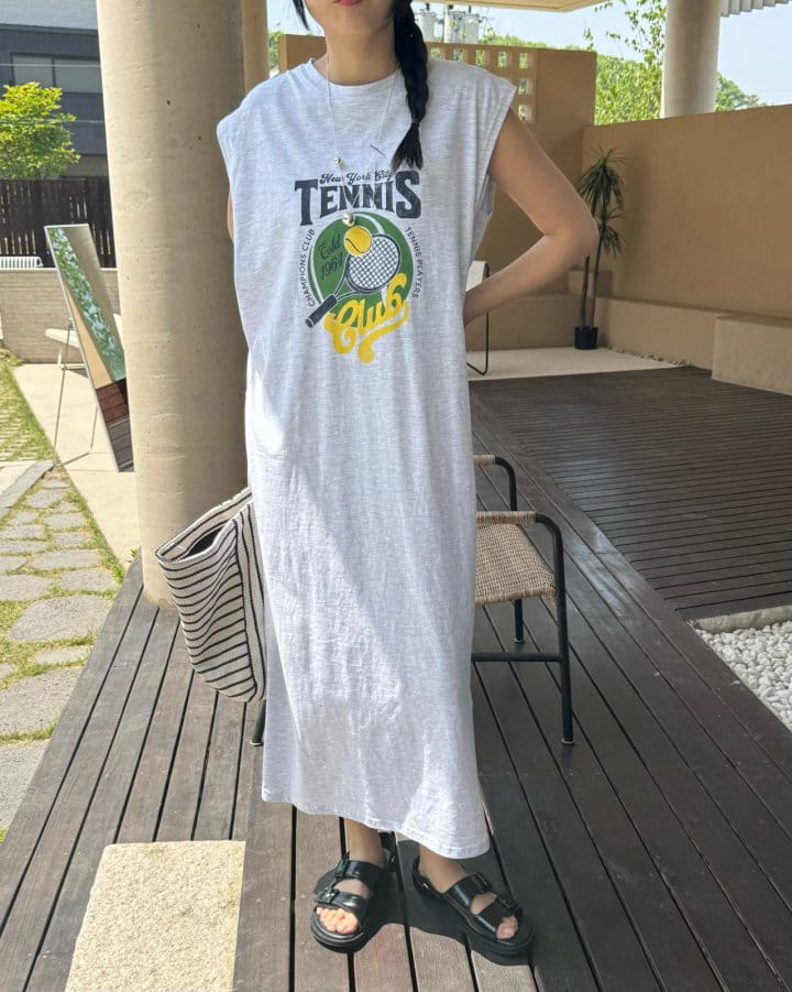 There's - Korean Women Fashion - #momslook - Tennis One-Piece - 11