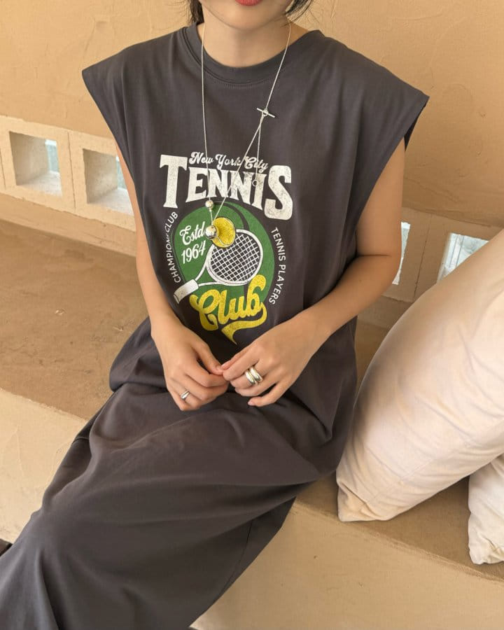 There's - Korean Women Fashion - #momslook - Tennis One-Piece - 7