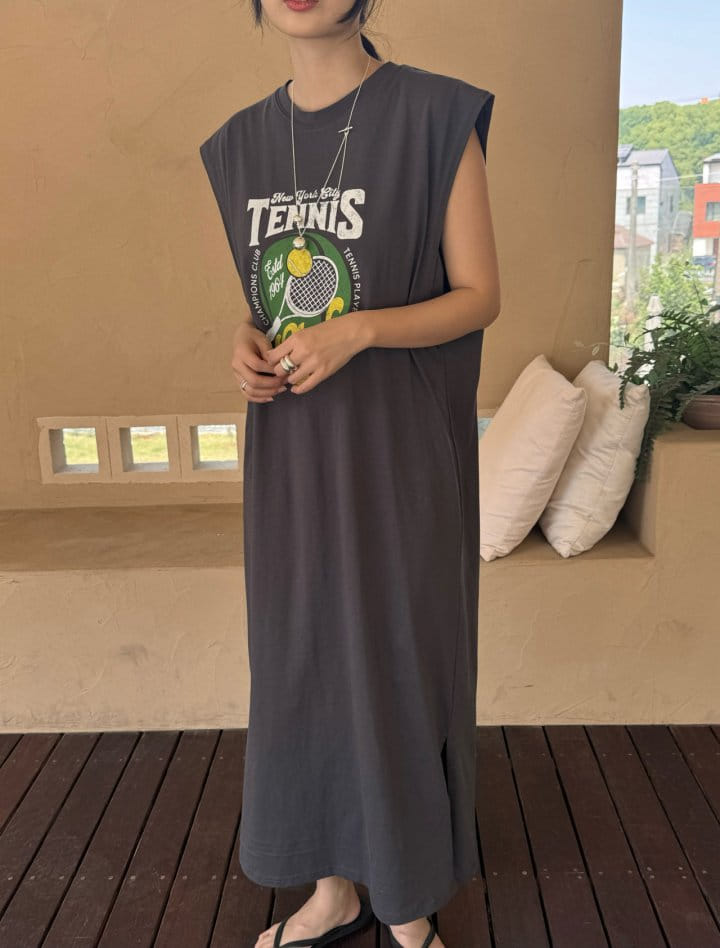 There's - Korean Women Fashion - #momslook - Tennis One-Piece - 9