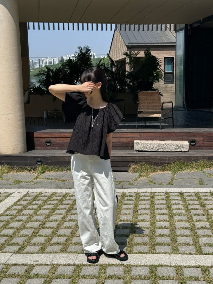 There's - Korean Women Fashion - #womensfashion - Bubble Blouse