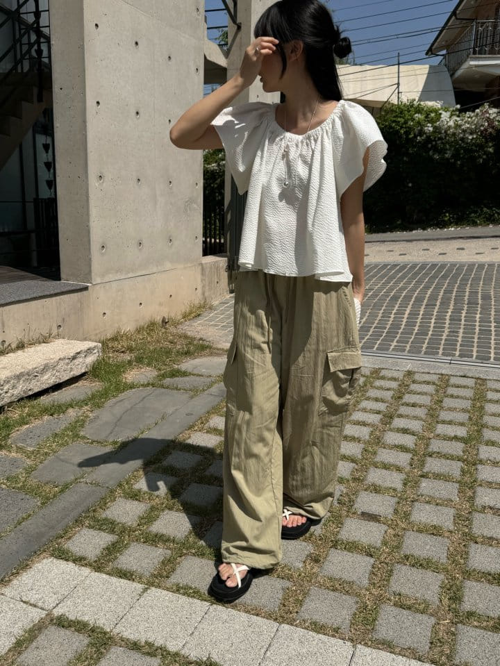 There's - Korean Women Fashion - #womensfashion - Bubble Blouse - 11