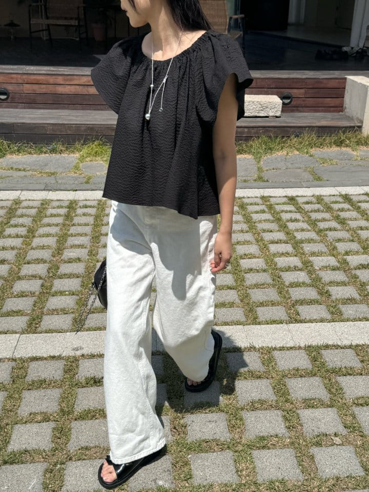 There's - Korean Women Fashion - #womensfashion - Bubble Blouse - 3