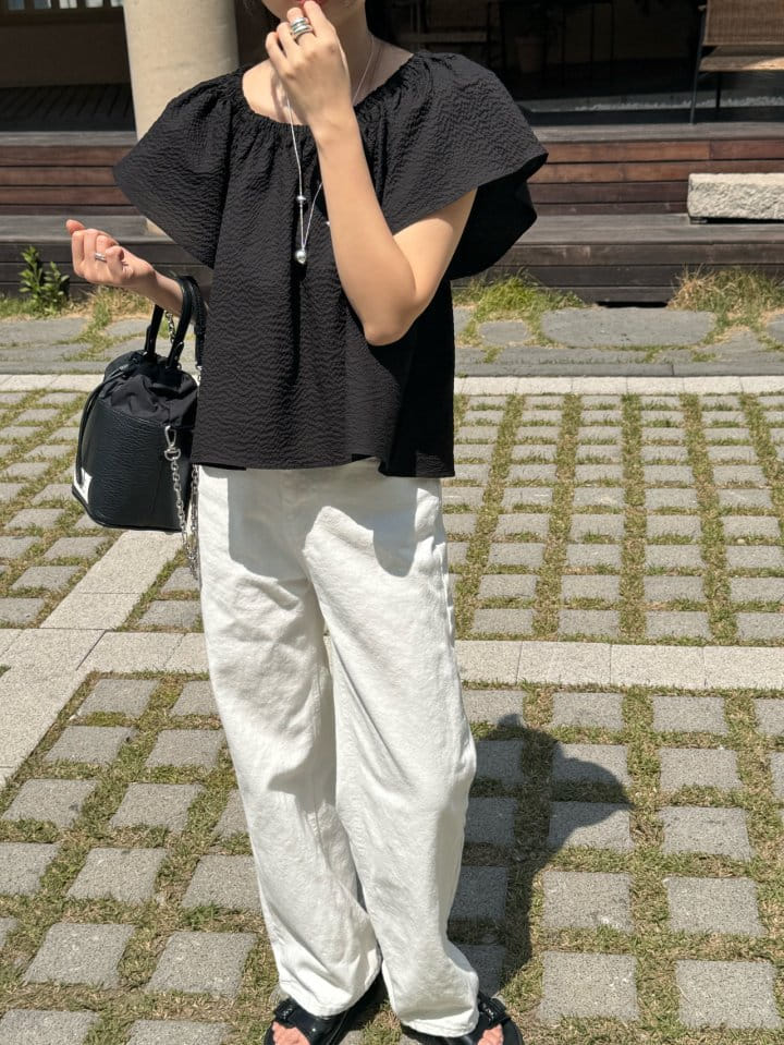 There's - Korean Women Fashion - #womensfashion - Bubble Blouse - 5