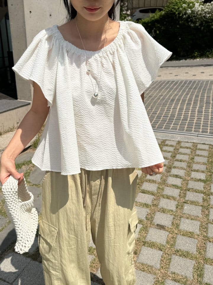 There's - Korean Women Fashion - #womensfashion - Bubble Blouse - 7