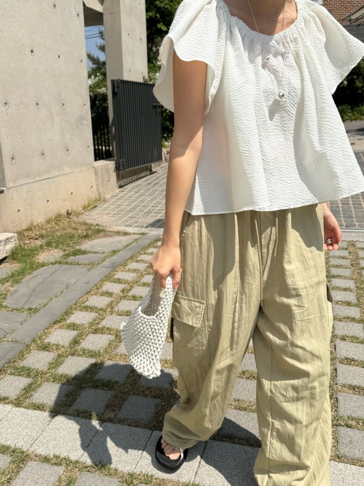 There's - Korean Women Fashion - #womensfashion - Bubble Blouse - 9