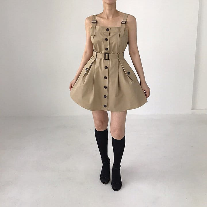 Twomoon - Korean Women Fashion - #momslook - Louis Belt One-Piece - 10