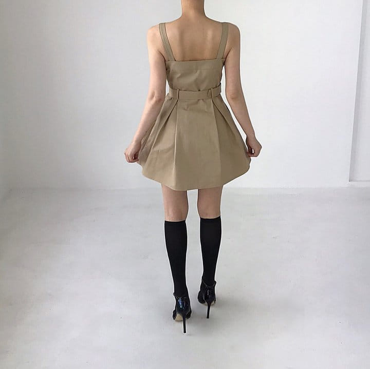 Twomoon - Korean Women Fashion - #momslook - Louis Belt One-Piece - 8