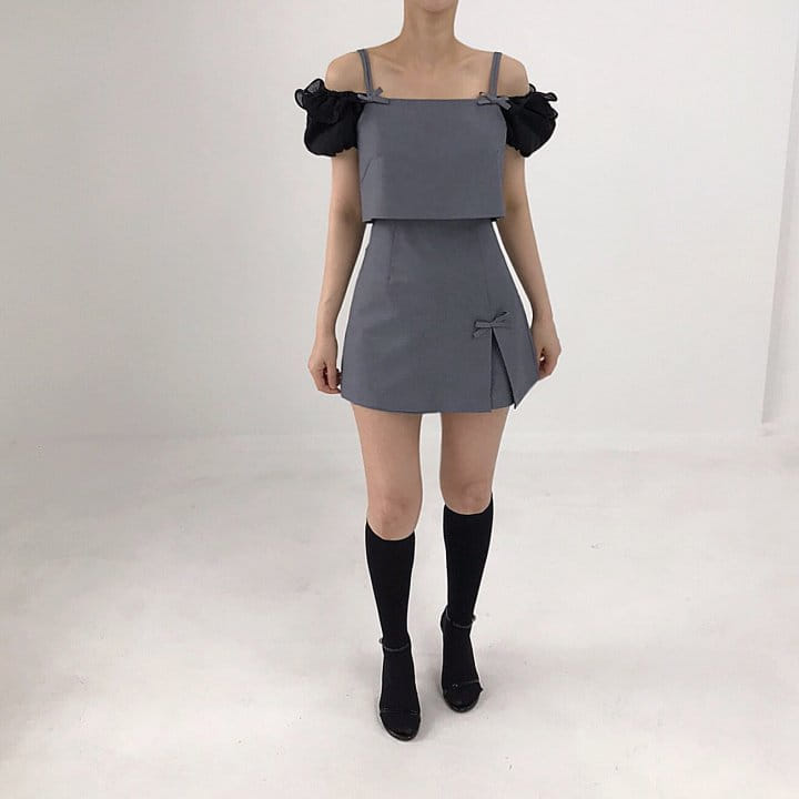 Twomoon - Korean Women Fashion - #momslook - Follow Ribbon Top - 5