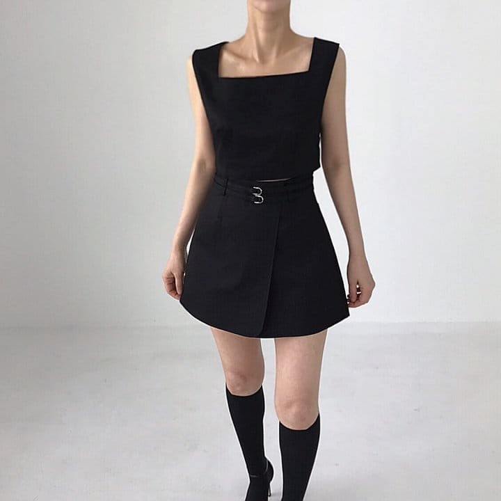 Twomoon - Korean Women Fashion - #vintagekidsstyle - Save Square Top