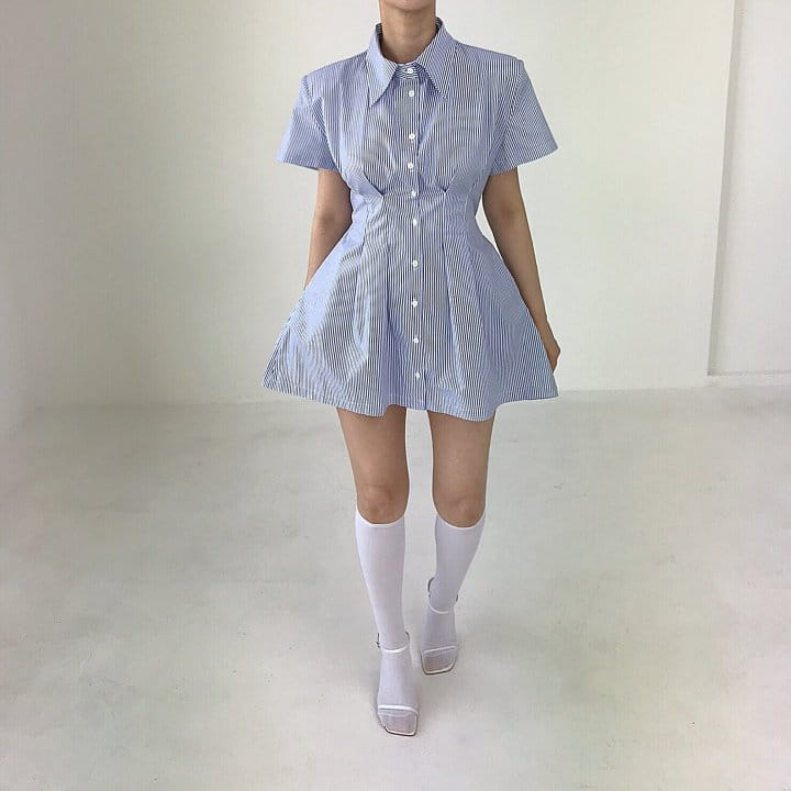 Twomoon - Korean Women Fashion - #womensfashion - Cairo Shirt One-Piece - 3