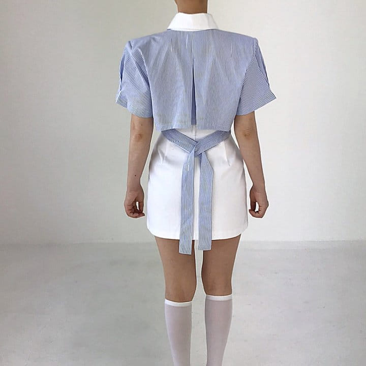 Twomoon - Korean Women Fashion - #womensfashion - Tera Half Shirt - 5