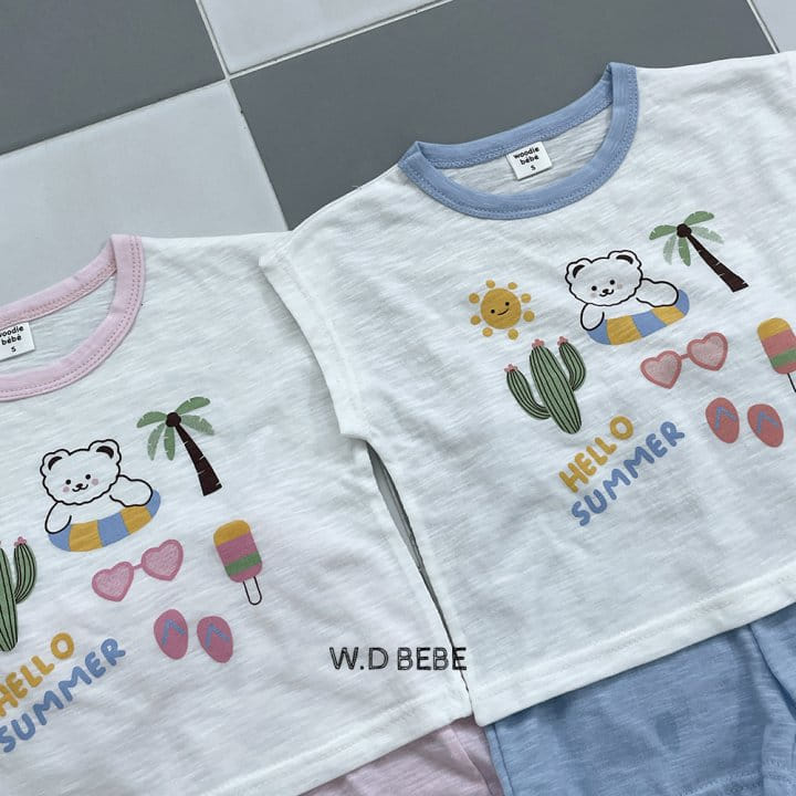 Woodie - Korean Children Fashion - #childofig - 24 Summer Top Bottom Set - 3