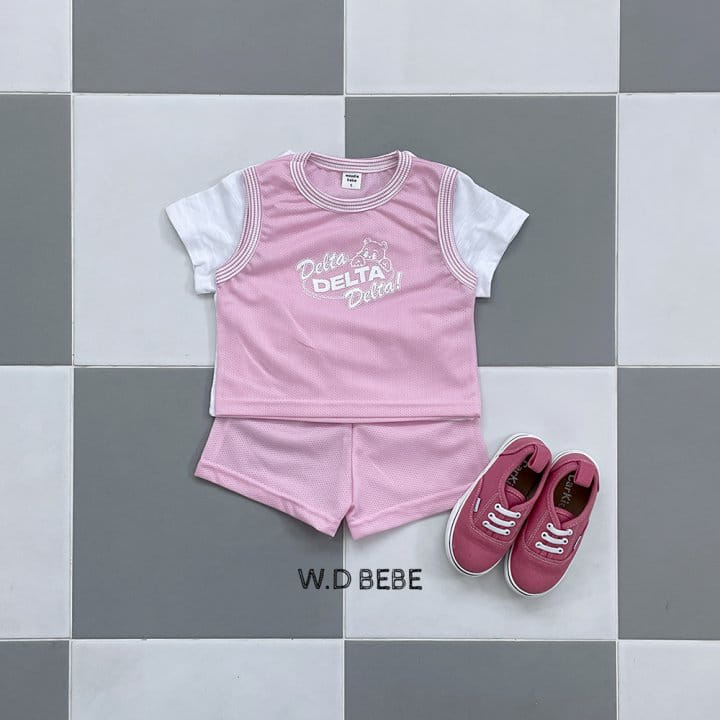Woodie - Korean Children Fashion - #childofig - Delta Combo Top Bottom Set - 6