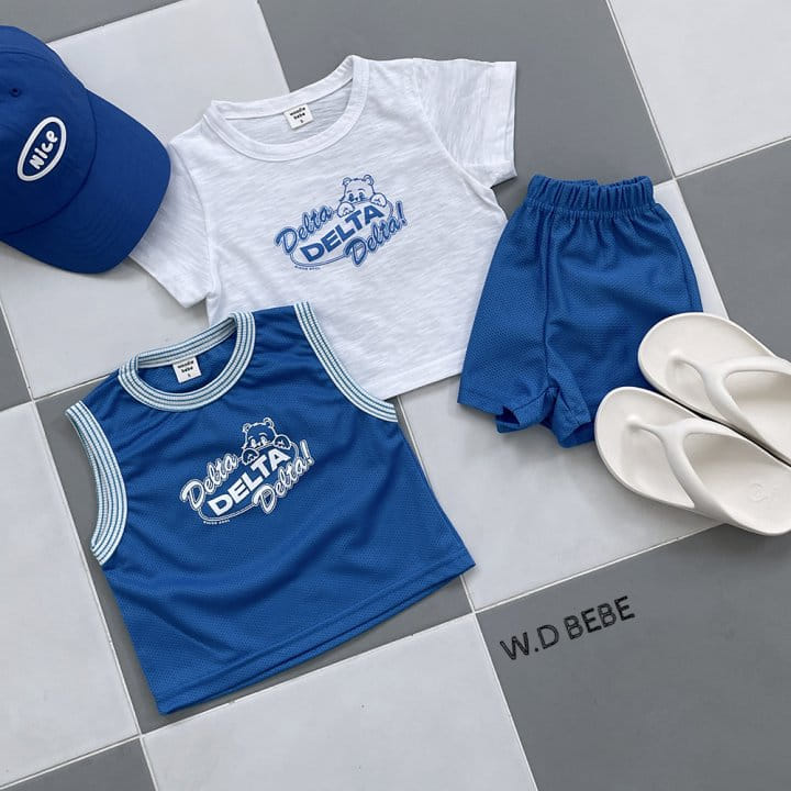 Woodie - Korean Children Fashion - #fashionkids - Delta Combo Top Bottom Set - 10