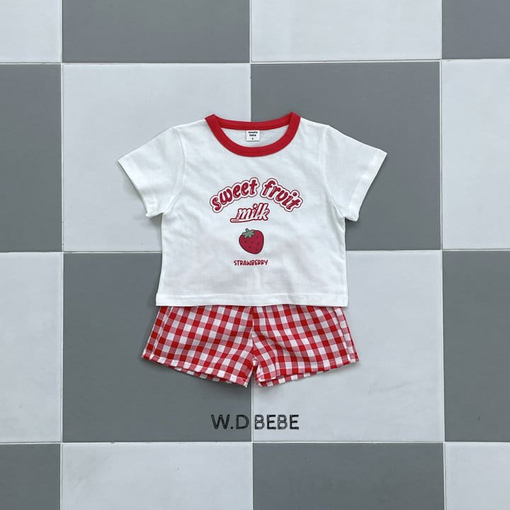 Woodie - Korean Children Fashion - #kidsshorts - Yummy Top Bottom Set - 6