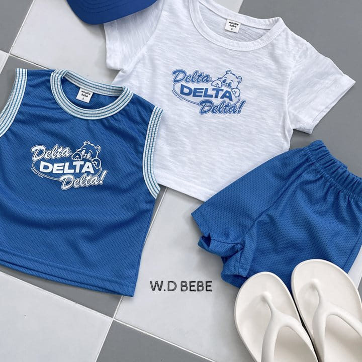 Woodie - Korean Children Fashion - #kidsshorts - Delta Combo Top Bottom Set - 11