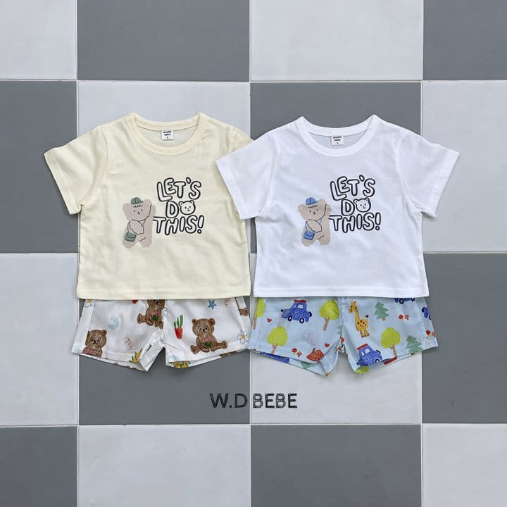 Woodie - Korean Children Fashion - #kidsstore - Picnic Top Bottom Set