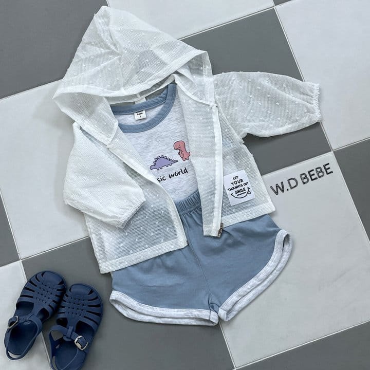Woodie - Korean Children Fashion - #littlefashionista - Jurassic Top Bottom Set - 11