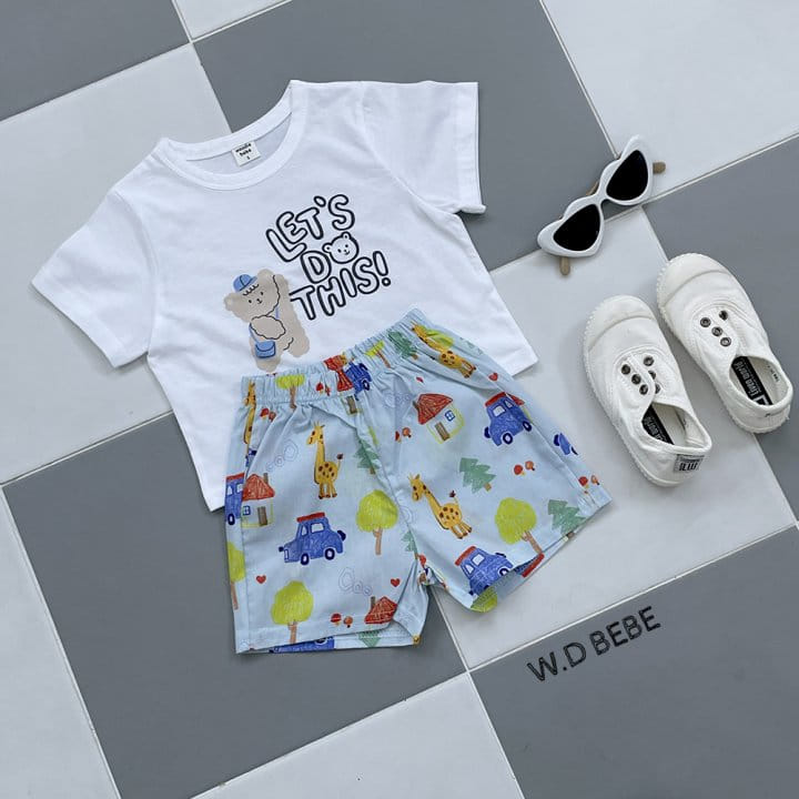 Woodie - Korean Children Fashion - #Kfashion4kids - Picnic Top Bottom Set - 4