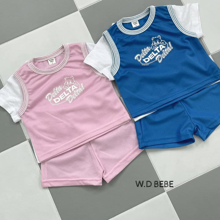 Woodie - Korean Children Fashion - #littlefashionista - Delta Combo Top Bottom Set